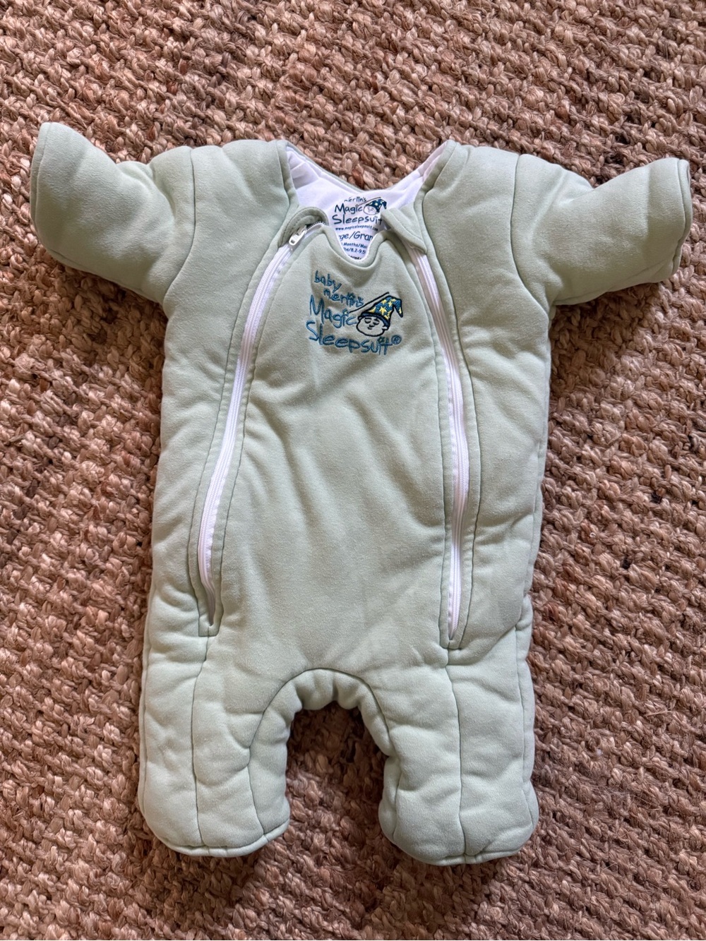 Magic Sleepsuit Baby Sleep Sack in Pale Green